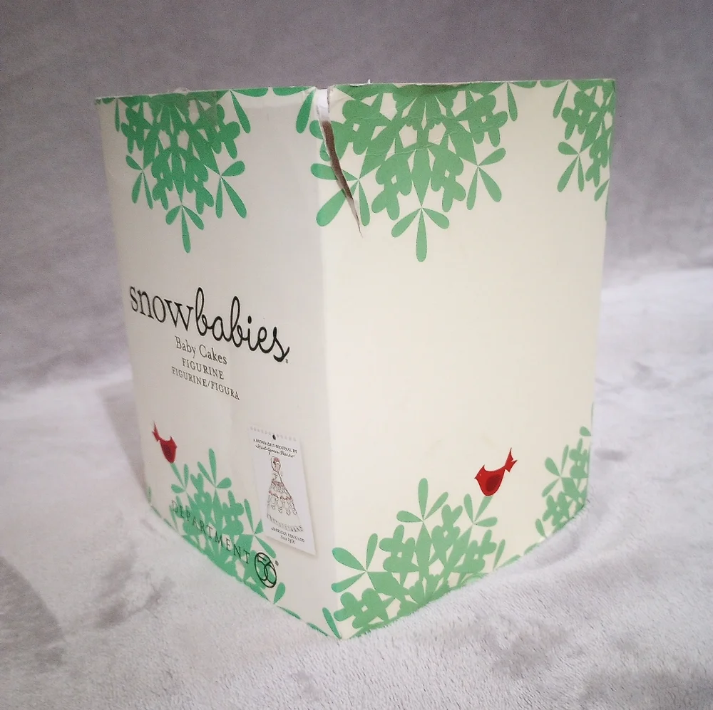 Department 56 Snowbabies Baby Cakes Figure